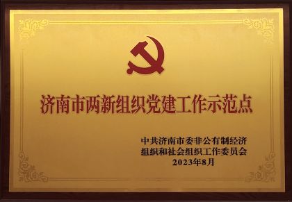 喜报｜雅博app官方入口获评济南市两新组织党建示范点